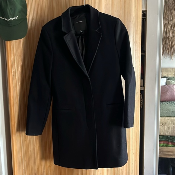 Surface to Air black wool coat - Picture 1 of 7